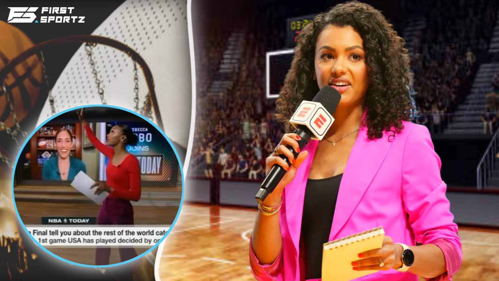 “Ice. Cold. Veins.” – Malika Andrews casually handles earthquake during live TV leaving fans in awe