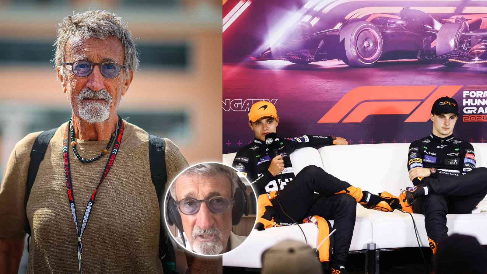 Eddie Jordan feels McLaren is in for ‘one hell of a ride’ over number 1 status between Lando Norris and Oscar Piastri 