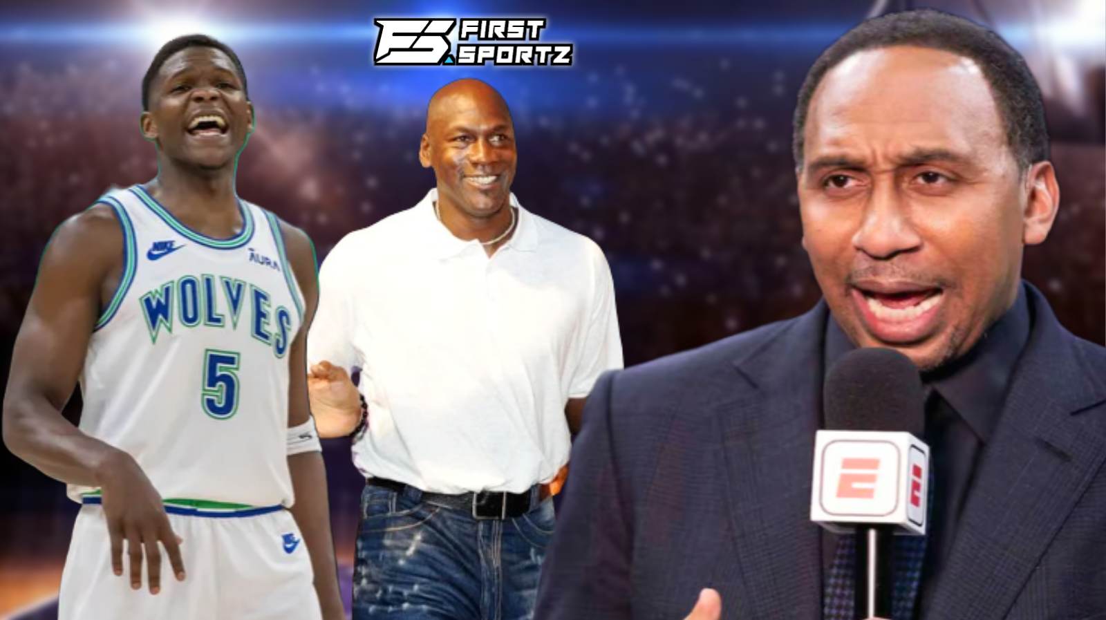 Stephen A. Smith DESTROYS Anthony Edwards’ comments on ‘skill issue’ in Michael Jordan era