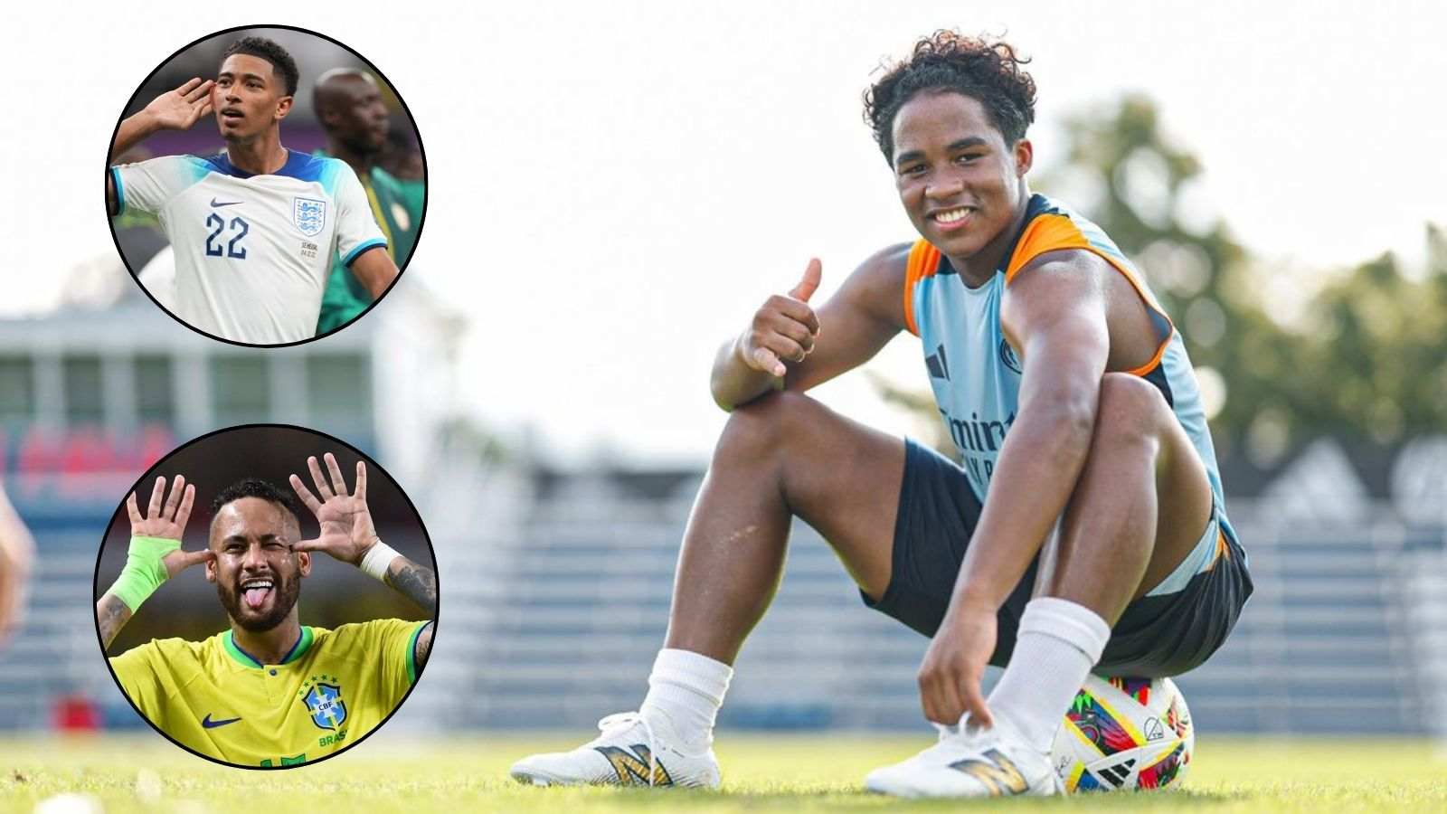 Real Madrid and Brazilian wonderkid Endrick bizarrely picks Jude Bellingham over Neymar Jr.