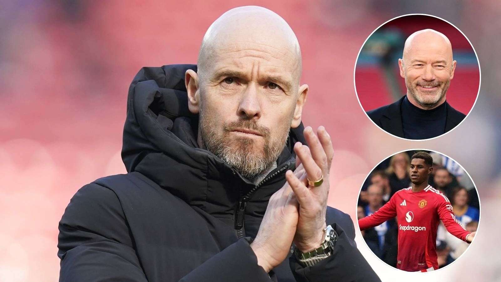 Erik ten Hag blasts Premier League legend Alan Shearer; calls his analysis of Marcus Rashford ‘stupid’