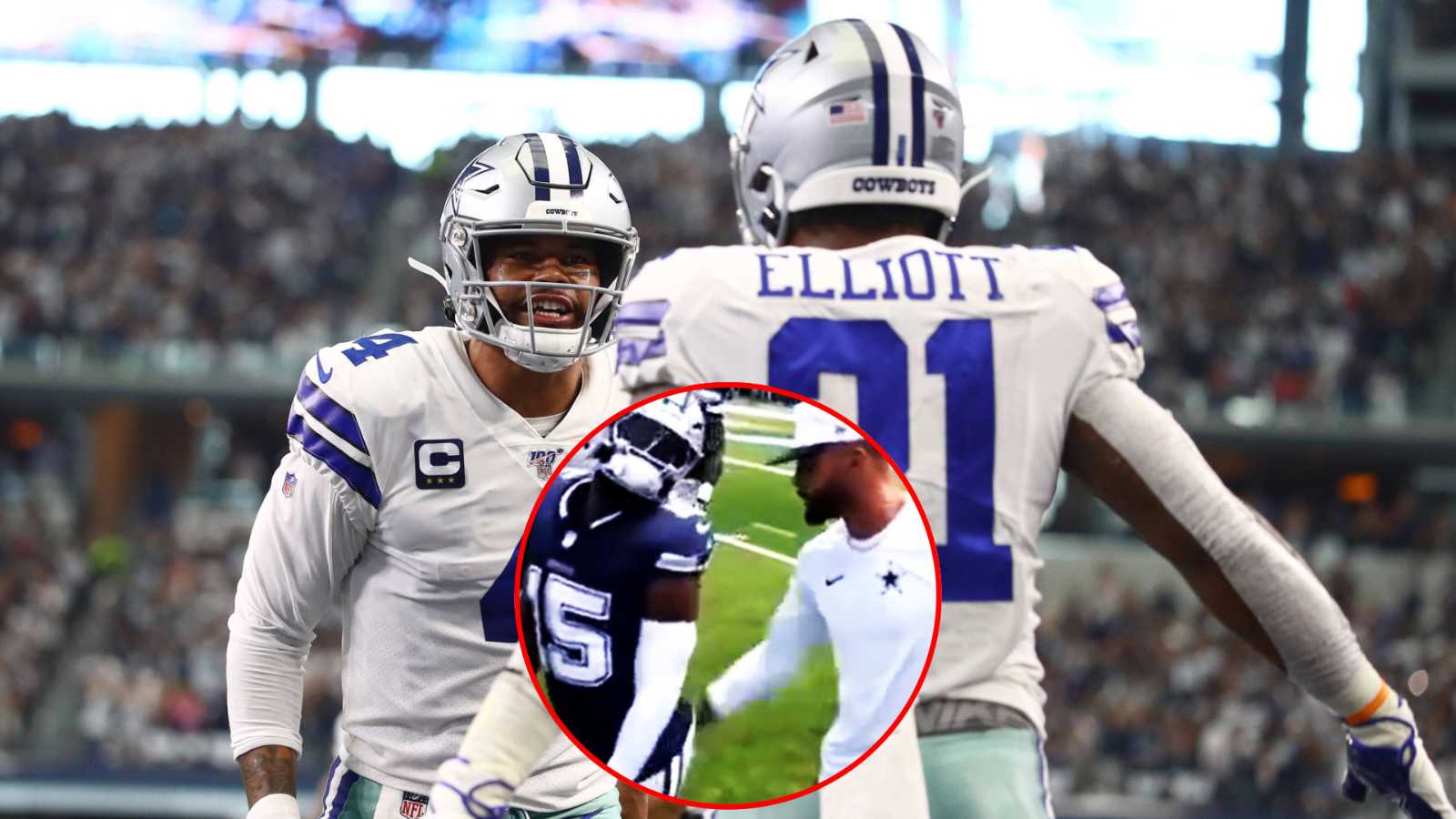 (Video) ‘Playful’ Ezekiel Elliott sticks his butt out for Dak Prescott to slap during preseason game