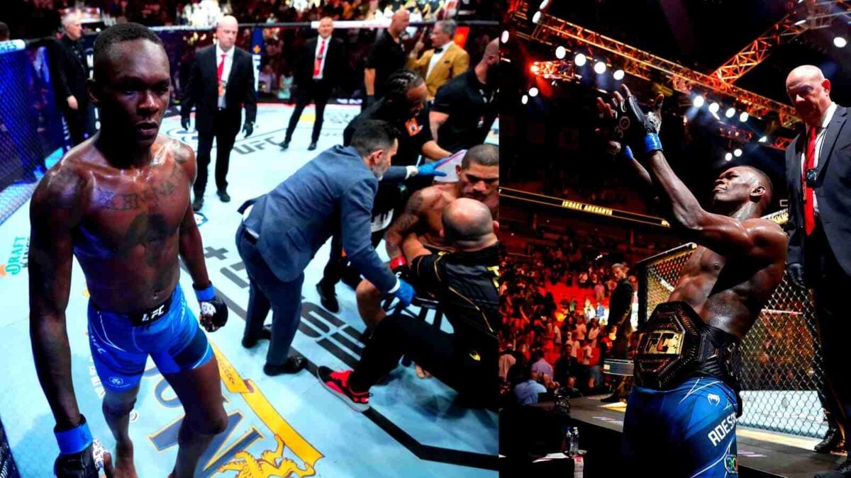 Fans react to the UFC 287 styled celebration