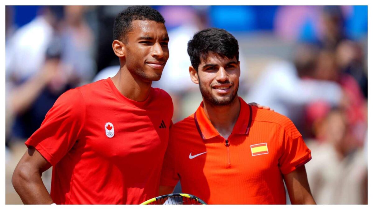 Felix Auger Aliassime and Carlos Alcaraz