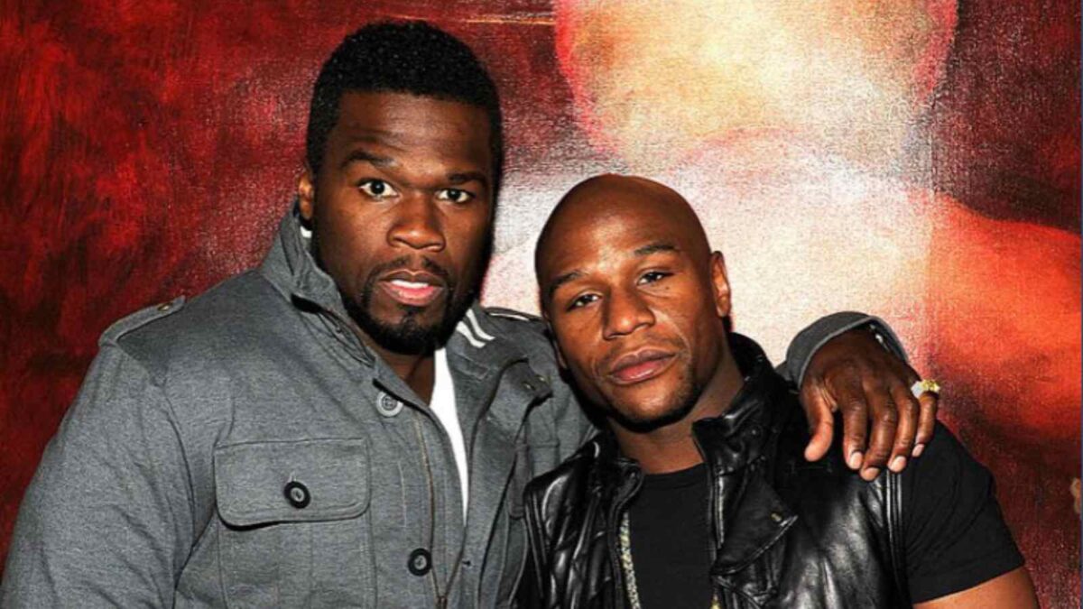 Floyd Mayweather and 50 Cent together