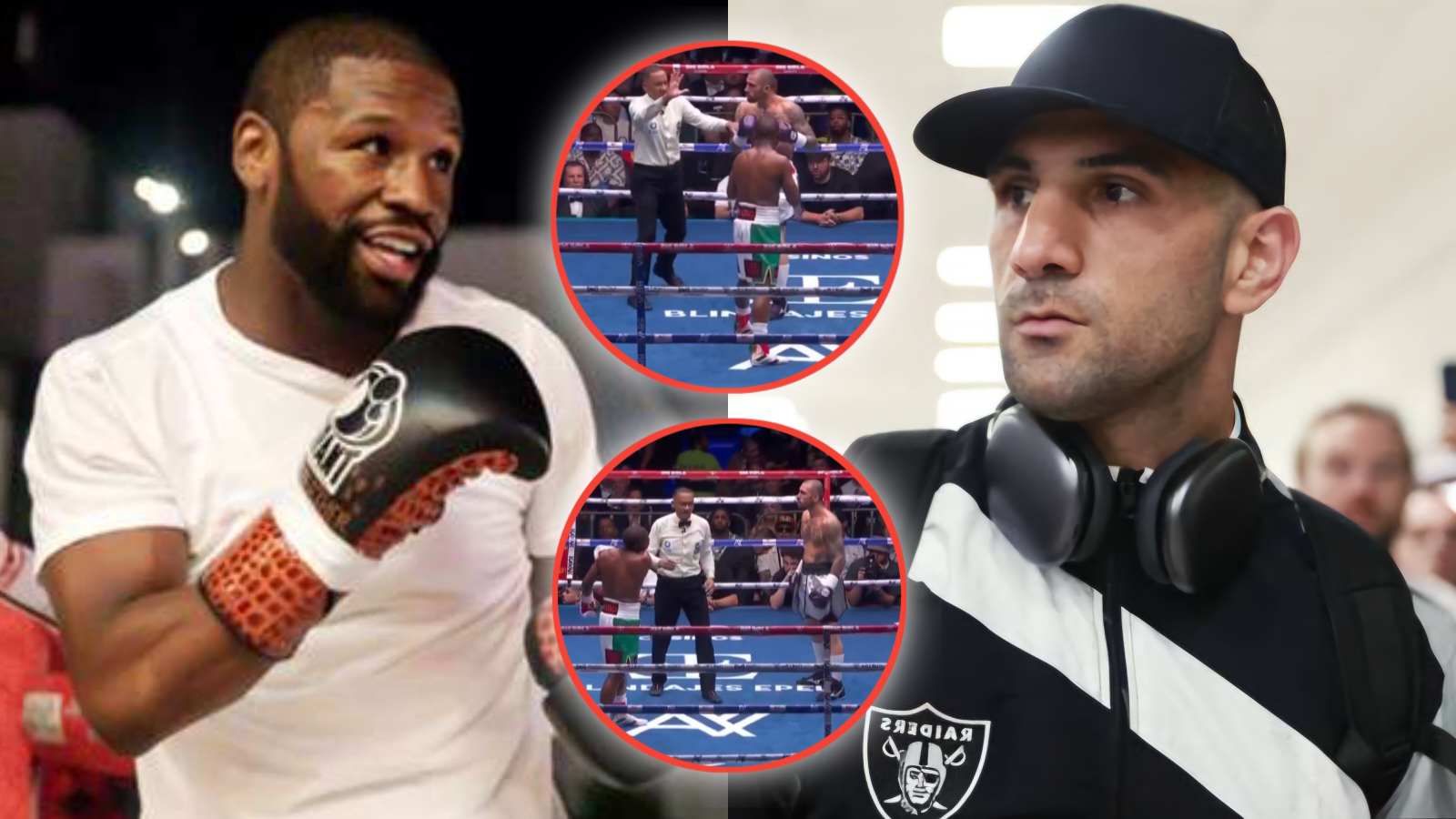 Floyd Mayweather FIRES referee mid-fight after heated moment during John Gotti rematch