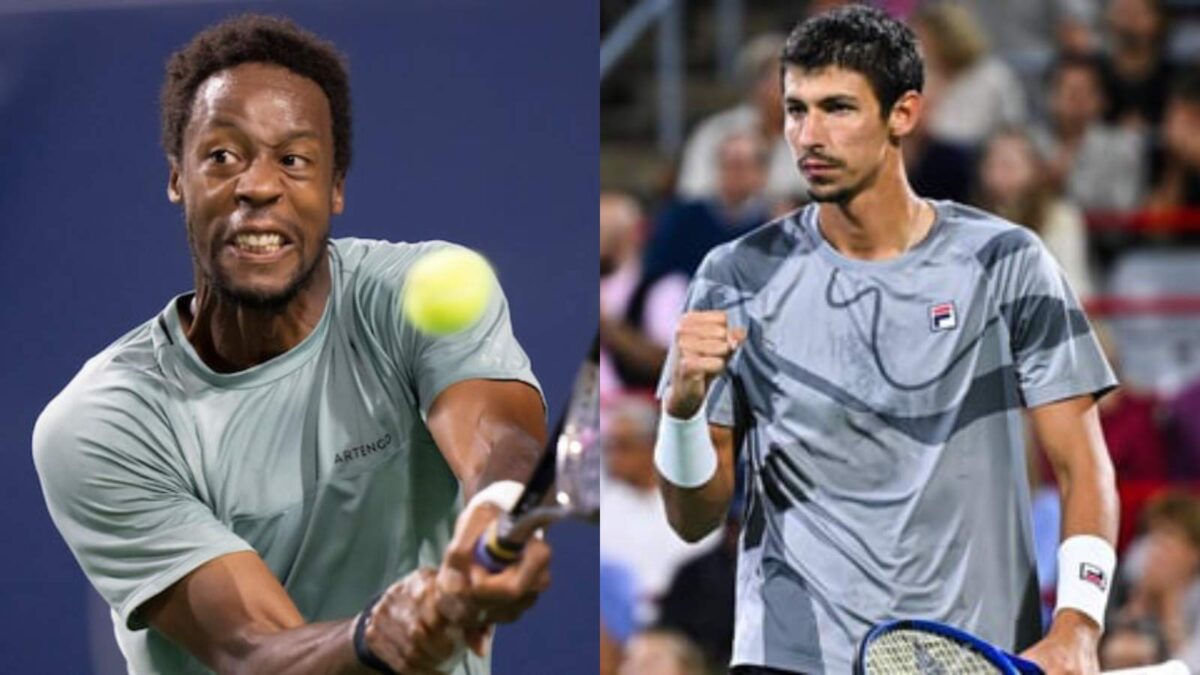 Gael Monfils and Alexei Popyrin