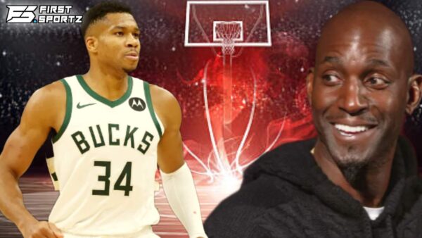 Giannis Antetokounmpo and Kevin Garnett