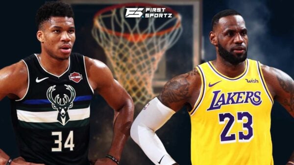 Giannis Antetokounmpo and LeBron James