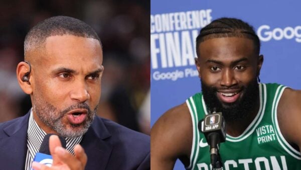 Grant Hill and Jaylen Brown