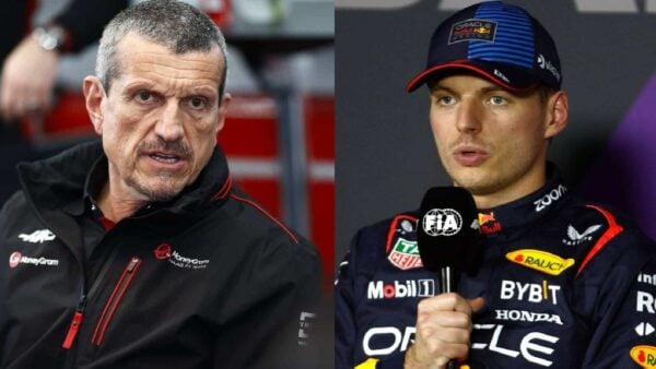 Gunther Steiner and Max Verstappen