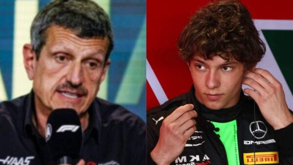 Gunther Steiner and Kimi Antonelli