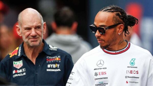 Adrian Newey and Lewis Hamilton (via IMAGO)