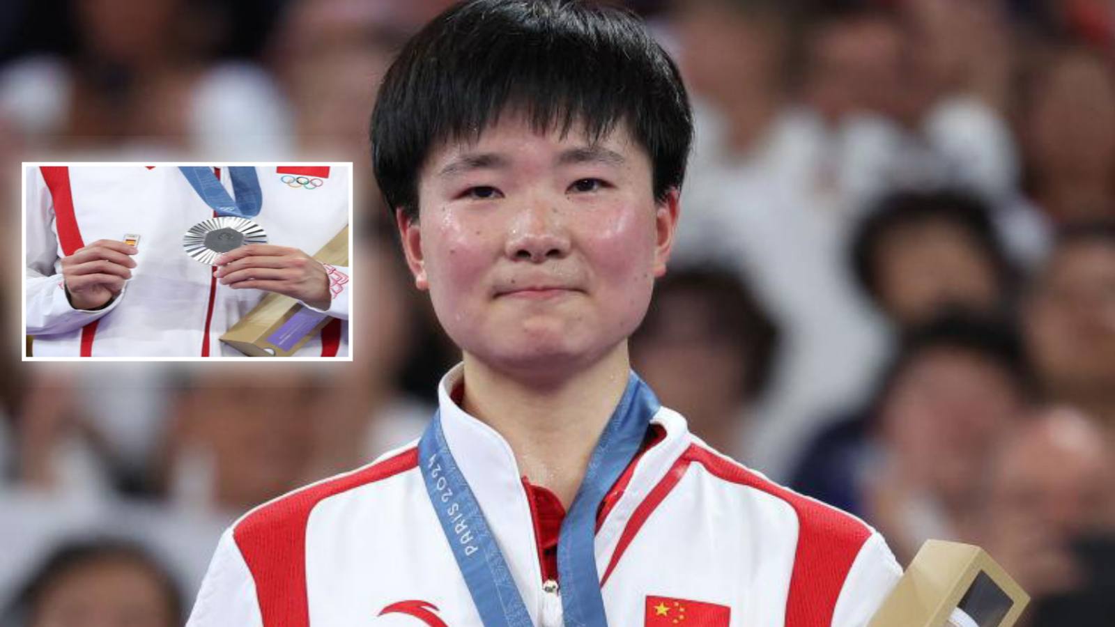 Chinese shuttler He Bingjiao pays tribute to Carolina Marin after clinching silver in Paris Olympics