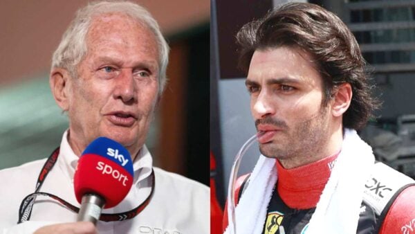 Helmut Marko and Carlos Sainz