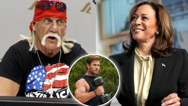 Hullk Hogan, Chris Hemsworth, and Kamala Harris