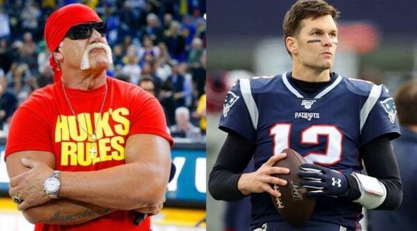 Hulk Hogan and Tom Brady