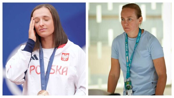 Iga Swiatek(L),Daria Abramowicz(R)