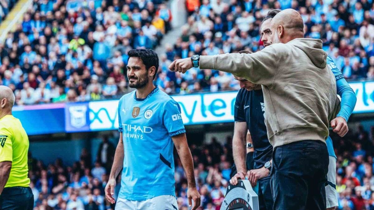 Ilkay Gundogan & Pep Guardiola