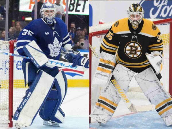 Ilya Samsonov and Linus Ullmark [Image Credit: Pro Hockey Rumors/eBay]