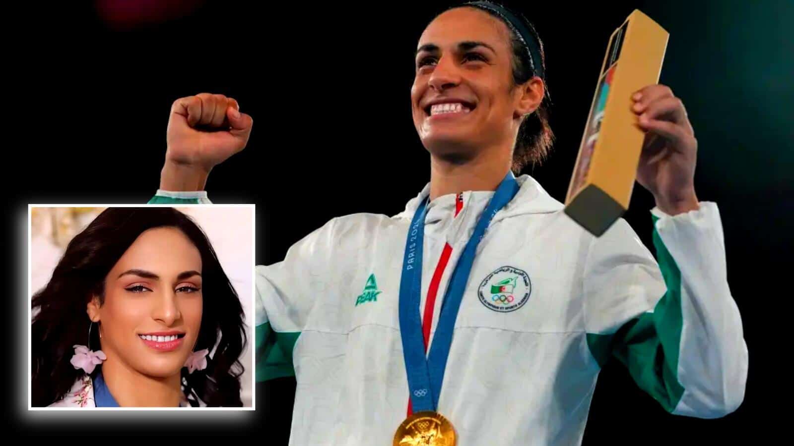 Internet STUNNED after Imane Khelif posts glammed up video after controversial Paris Olympics medal