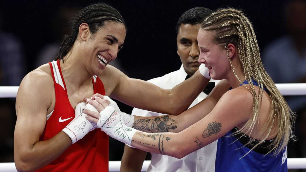 Imane Khelif won her quarter final bout at the Paris Olympics 2024