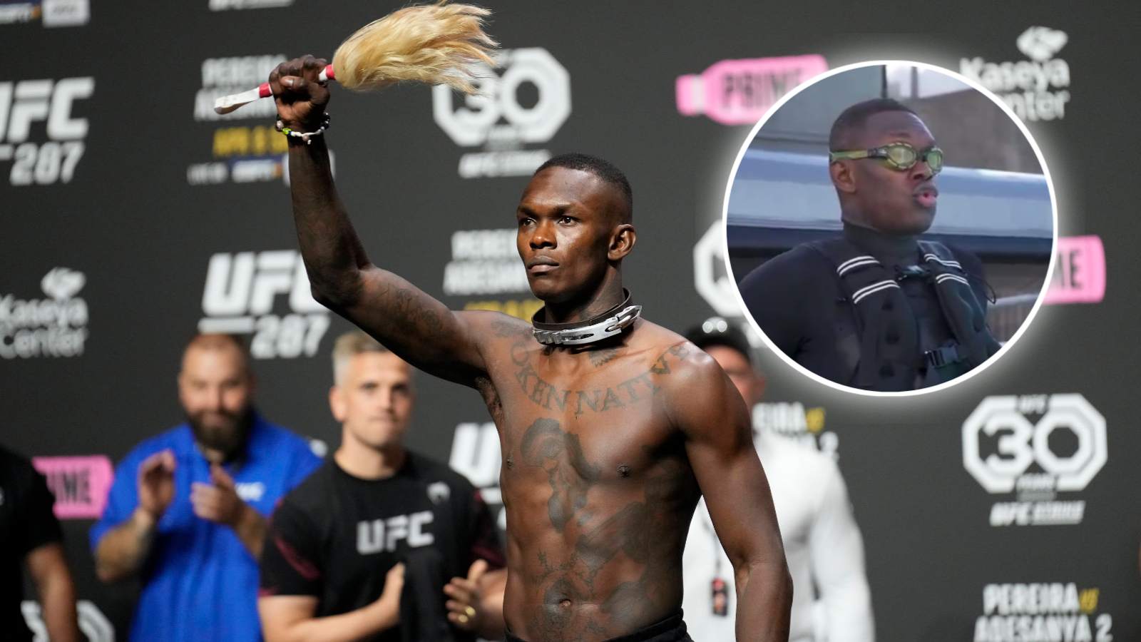 VIDEO: Israel Adesanya goes VIRAL for intense underwater training ahead of grudge match at UFC 305