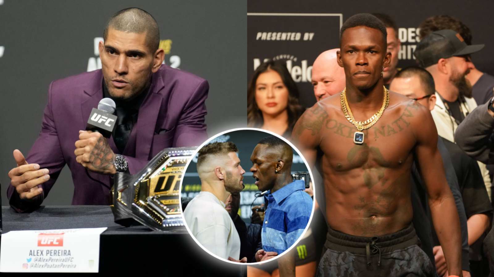 “Weird how this guy knows me…” Israel Adesanya surprised by Alex Pereira spotting ‘injury’ during Dricus Du Plessis fight