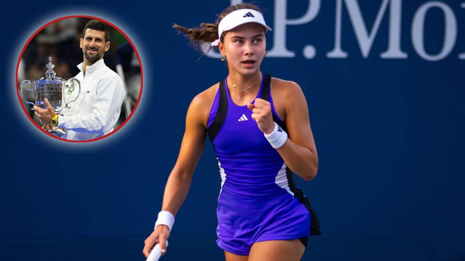 16-year-old Iva Jovic picks Novak Djokovic as her inspiration; here’s why