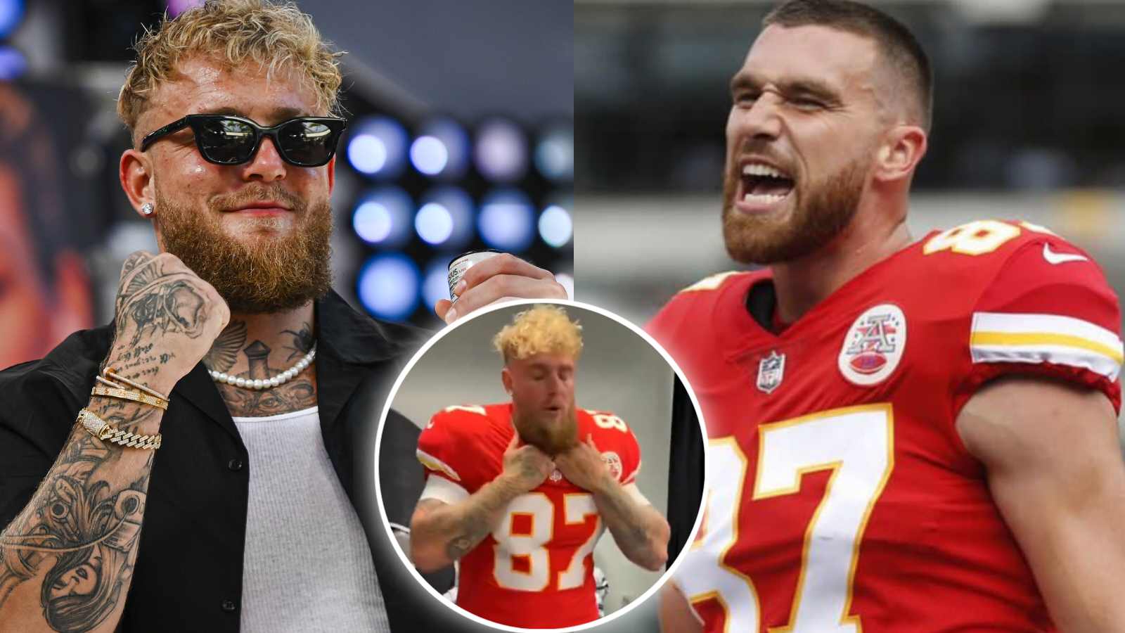 VIDEO: Jake Paul flops Travis Kelce cosplay as NFL fans left unimpressed