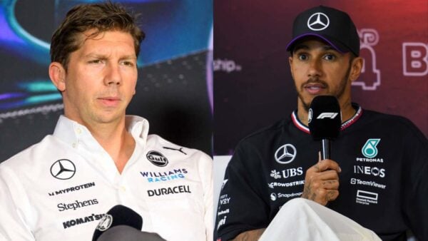 James Vowles and Lewis Hamilton