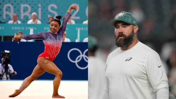 Jason Kelce initially doubted Simone Biles at Paris Olympics