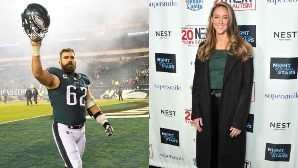 Jason Kelce starting new job as NFL analyst has wife Kylie Kelce excited