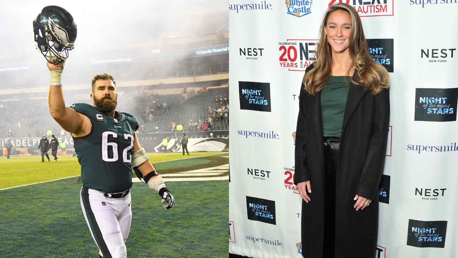 “He’s a pain in the b**t,” Kylie Kelce gives husband Jason Kelce a hilarious compliment on his new TV analyst job