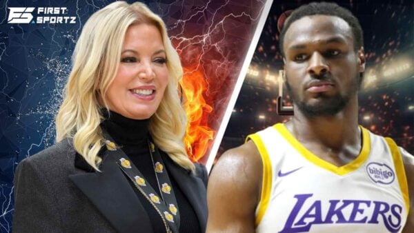 Jeanie Buss and Bronny James