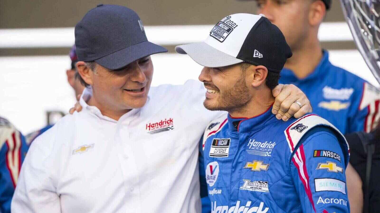 Kyle Larson shares a wholesome birthday message for Jeff Gordon