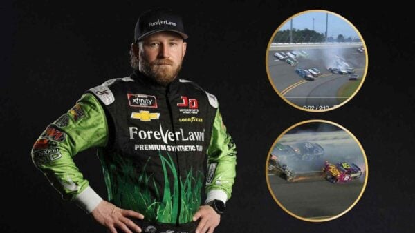 Jeffrey Earnhardt wrecks twice at Daytona.