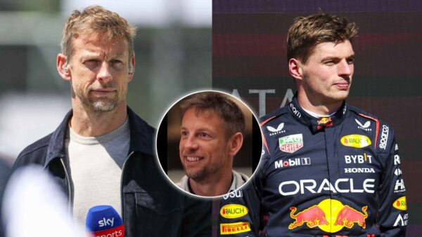 Jenson Button and Max Verstappen