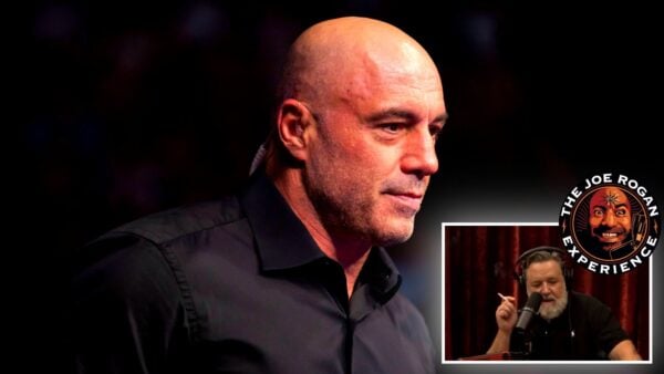 Podcaster Joe Rogan amps the awkwardness with a past shout-out to Russell Crowe