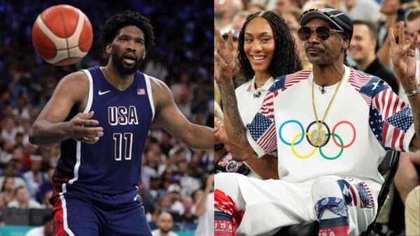 Joel Embiid, A'Ja Wilson and Snoop Dogg