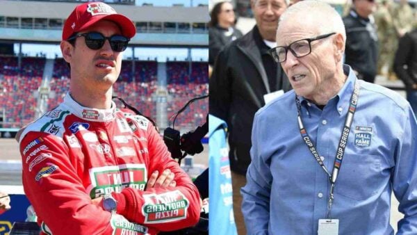 Joey Logano and Mark Martin