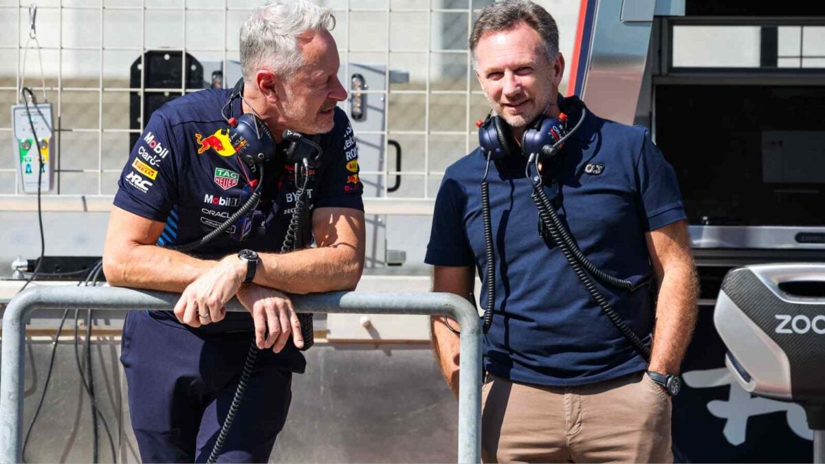 Jonathan Wheatley and Christian Horner