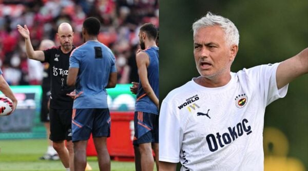 Jose Mourinho Fenerbahce vs. Manchester United