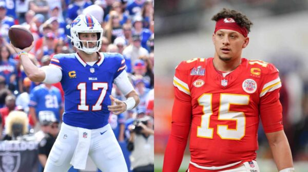 Josh Allen is doing all he can to win against Patrick Mahomes in playoffs