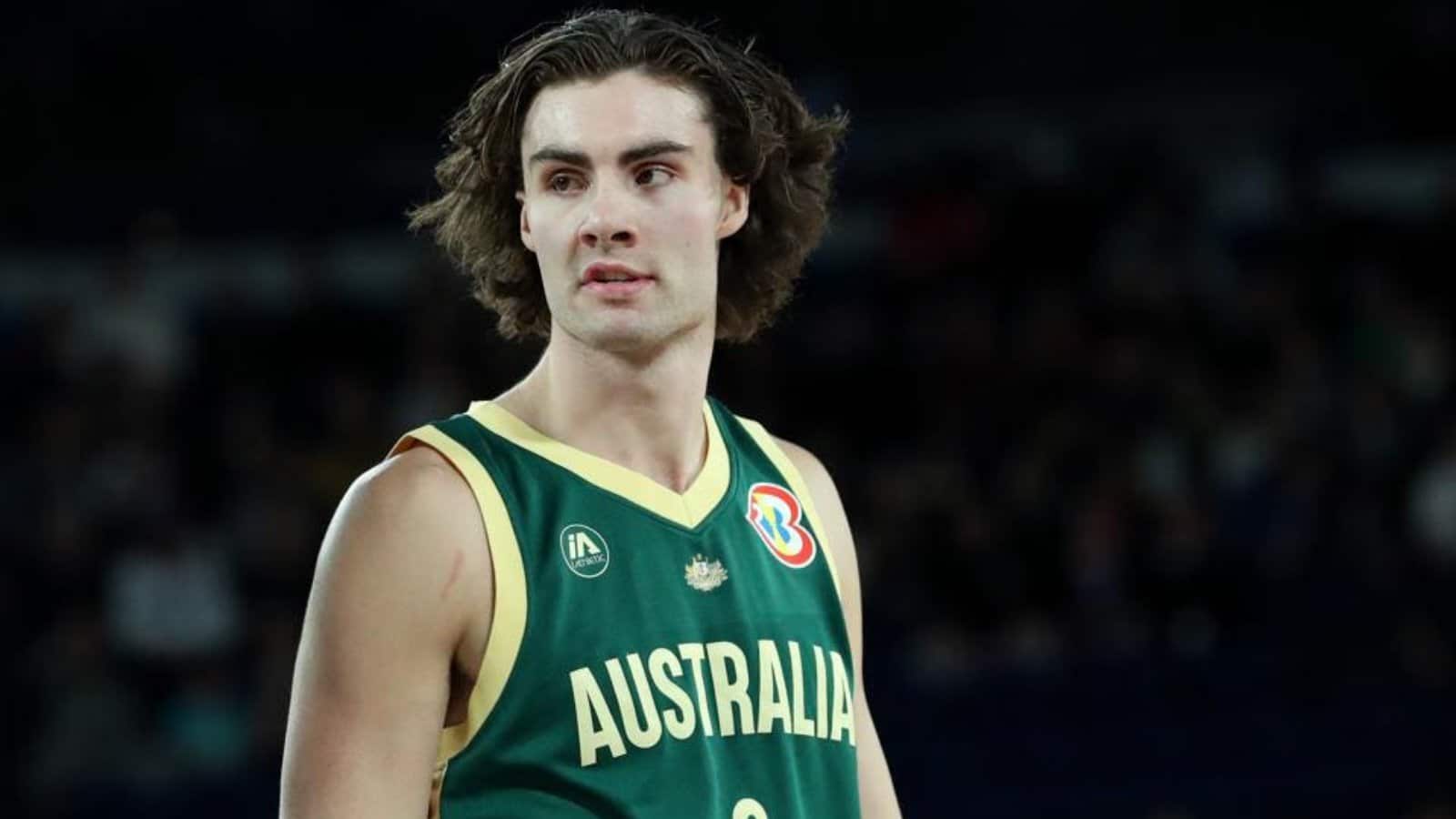 VIDEO: Josh Giddey in tears after Australia chokes 24-point lead against Nikola Jokic’s Serbia