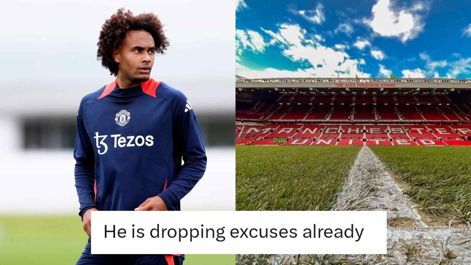 “Dropping excuses already”- Fans laugh at Joshua Zirkzee as Manchester United player’s bizarre claim about being ‘different’ goes viral