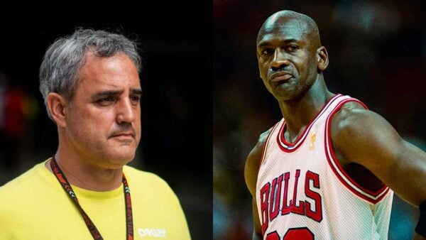 Juan Pablo Montoya and Michael Jordan (via IMAGO)