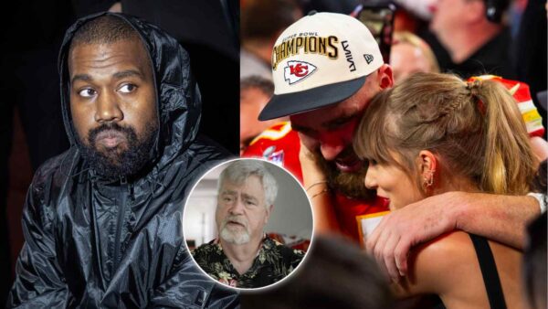 Kanye West had some words for Travis Kelce and Taylor Swift