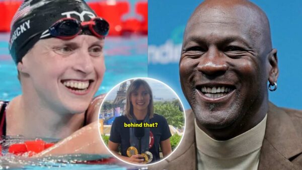 Katie Ledecky and Micheal Jordan.