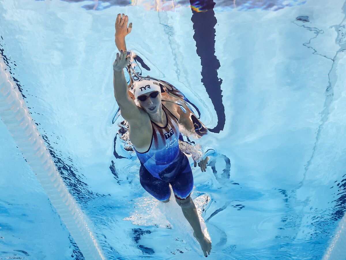 Katie Ledecky [Image Credit: Reuters]